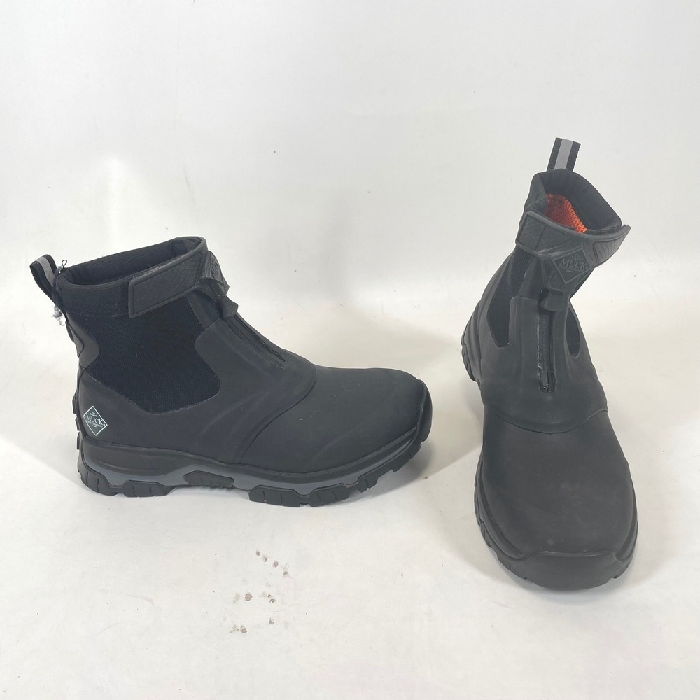 Muck Boot Company Apex Mid Zip Black Waterproof Boots Mens 8 US 41 EU